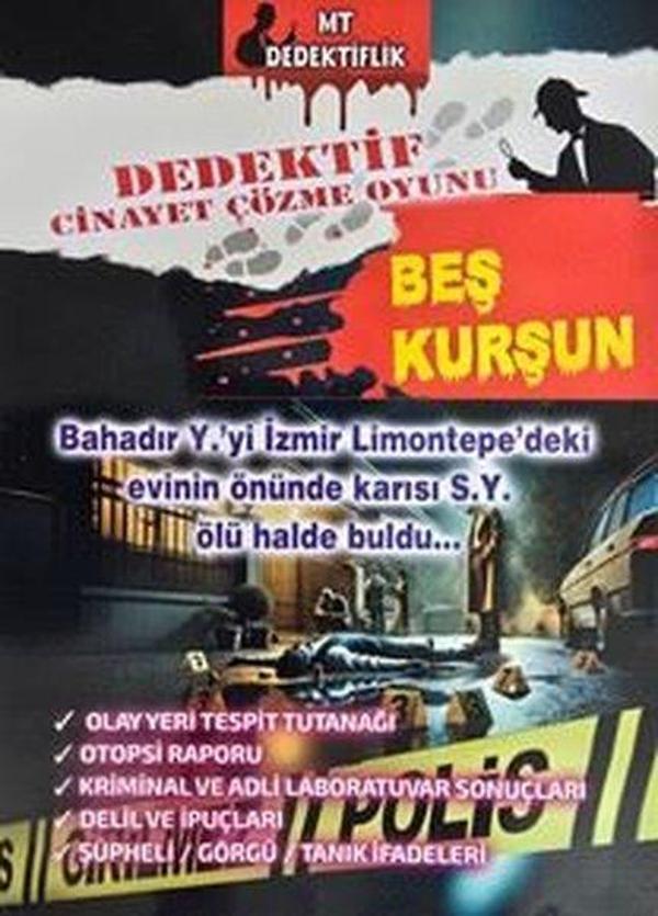 Beş Kurşun - Dedektif Cinayet Çözme Oyunu - MT Dedektiflik - Image 1