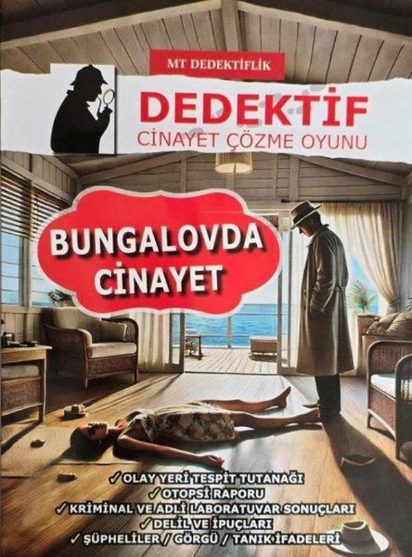 Bungalovda Cinayet - Dedektif Cinayet Çözme Oyunu - MT Dedektiflik - Image 1