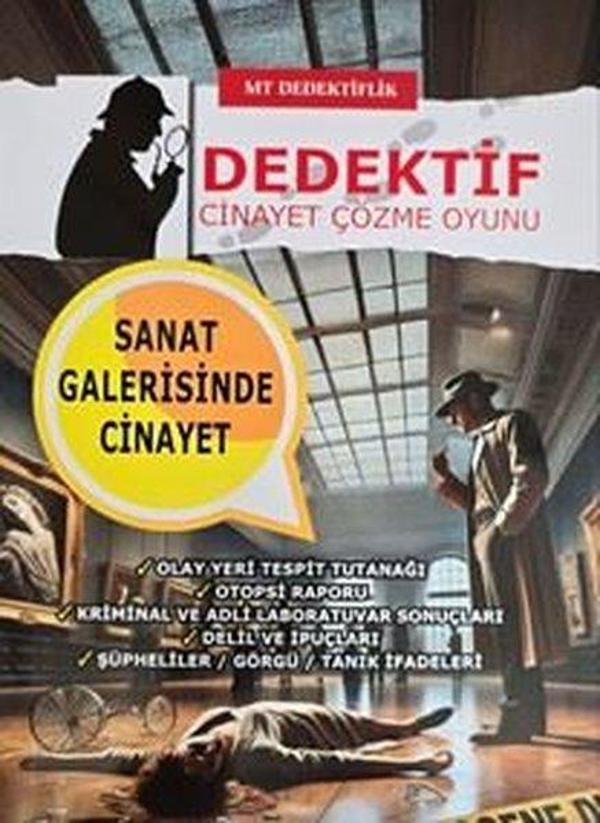 Sanat Galerisinde Cinayet - Dedektif Cinayet Çözme Oyunu - MT Dedektiflik - Image 1