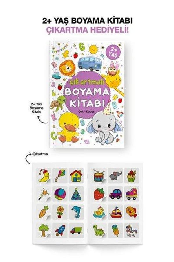 Çıkartmalı Boyama Kitabı 2 Yaş + - Bilgi Park Yayınları - Image 1