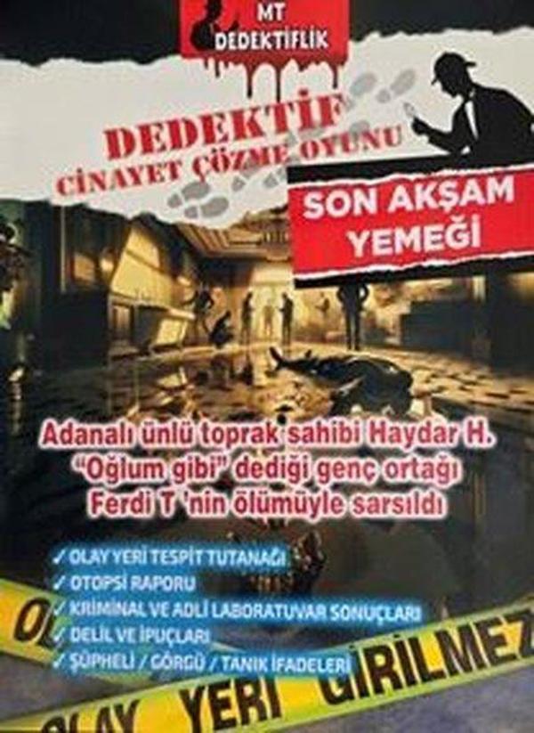 Son Akşam Yemeği - Dedektif Cinayet Çözme Oyunu - MT Dedektiflik - Image 1