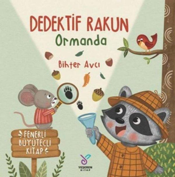 Dedektif Rakun Ormanda - Fenerli Büyüteçli Kitap - Yeşeren Kitap - Image 1