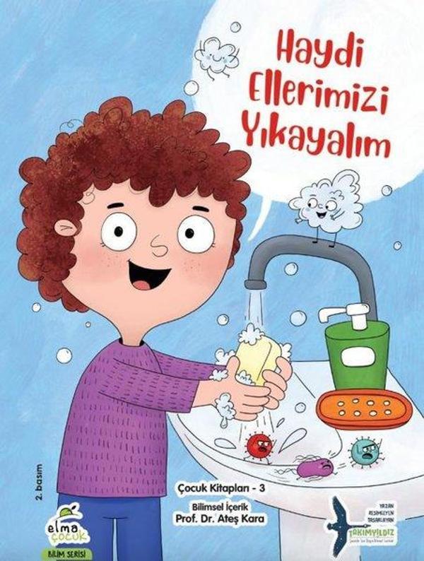 Haydi Ellerimizi Yıkayalım - Bilim Serisi - Elma Yayınevi - Image 1
