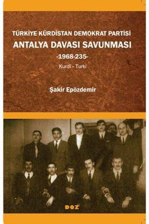 Türkiye Kürdistan Demokrat Partisi Antalya Davası Savunması 1968 - 235 - Doz - Image 1