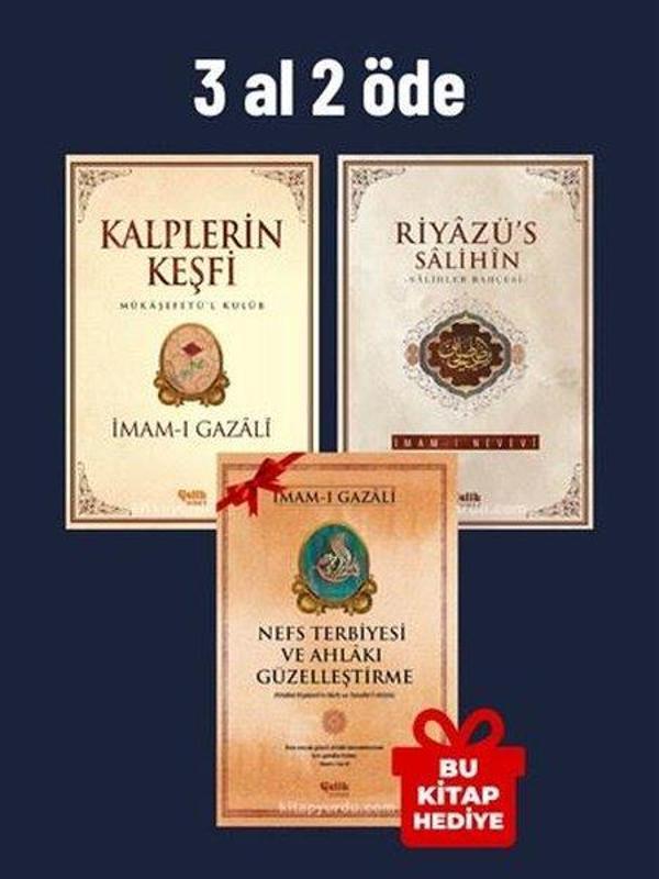 Kalplerin Keşfi - Riyazüs Salihin - Nefs Terbiyesi ve Ahlakı Güzelleştirme Seti - 3 Al 2 Öde Seti - Çelik Yayınevi - Image 1