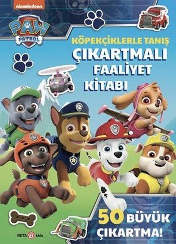 Paw Patrol - Köpekçiklerle Tanış - Çıkartmalı Faaliyet Kitabı - Beta Kids - Image 1
