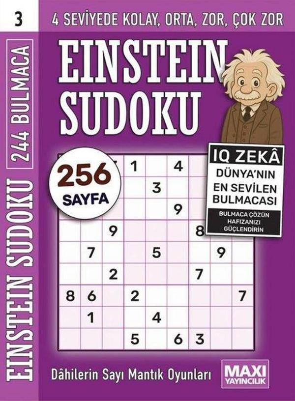 Einstein Sudoku 3 - Maxı Yayıncılık - Image 1