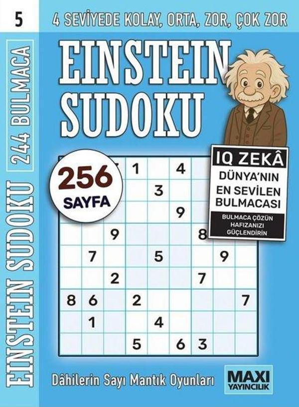 Einstein Sudoku 5 - Maxı Yayıncılık - Image 1