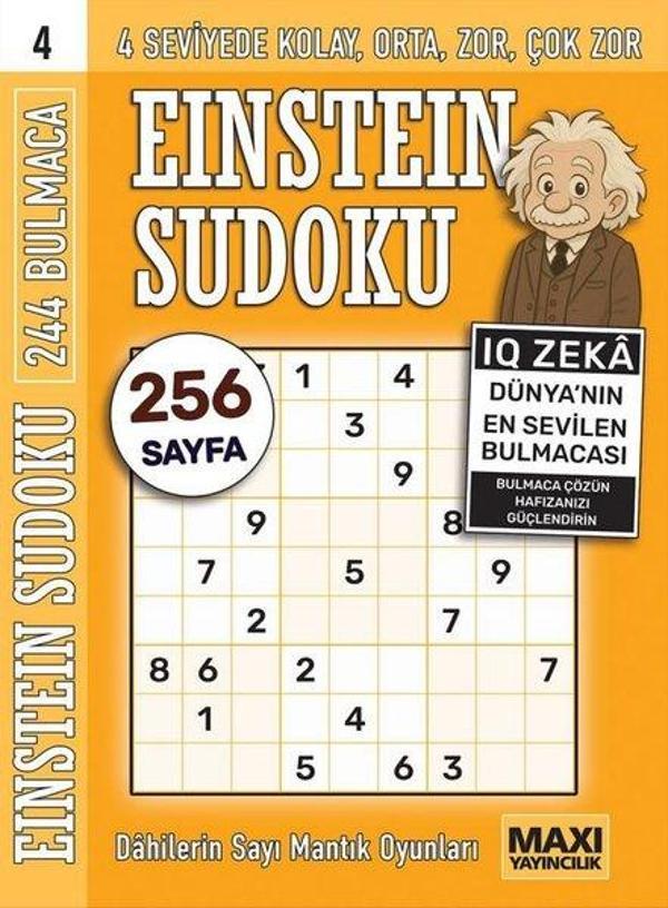 Einstein Sudoku 4 - Maxı Yayıncılık - Image 1