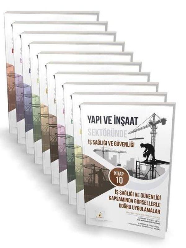 Yapı ve İnşaat Sektöründe İş Sağlığı ve Güvenliği Seti - 10 Kitap Takım - Pelikan Yayınları - Image 1
