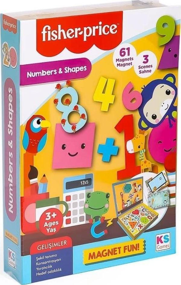 FP 13411 Fisher Price Baby Puzzle Numbers Shapes -KS Puzzle - Image 1