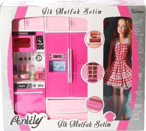 02318 Anlily Bebekli Mutfak Dolabı Oyun Seti -Oydaş - Image 1