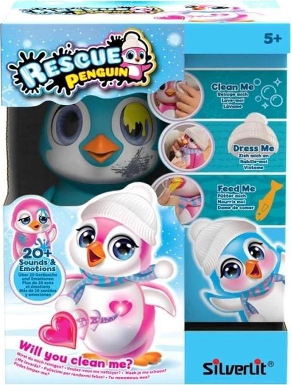 SIL 88652 Silverlit Rescue Interactive Penguen Mavi - Image 1
