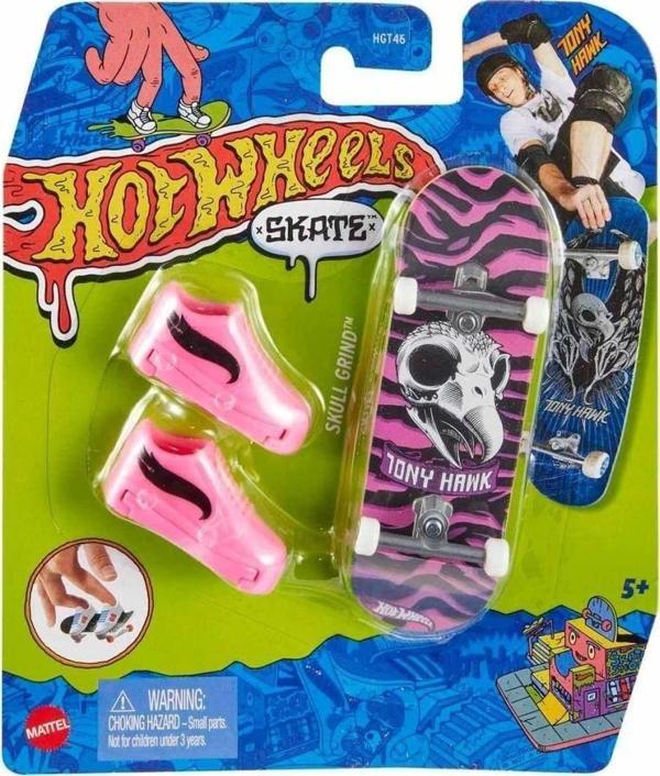 HGT46 Hot Wheels Skate Parmak Kaykay ve Ayakkabı Paketleri - Image 1