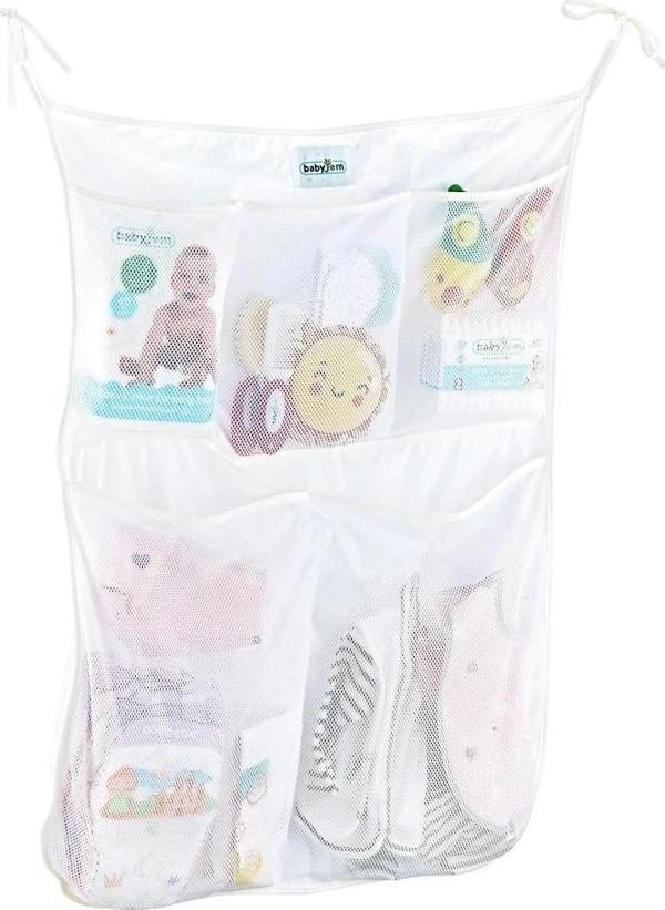 Nessiworld   Yatak Başı Organizer 555 Beyaz - Image 1