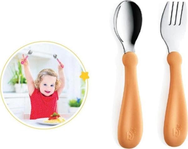 Nessiworld   Paslanmaz Çelik Çatal Kaşık Seti 522 Somon - Image 1