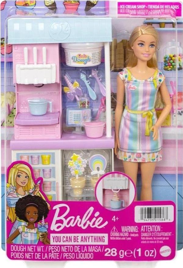 HCN46 Barbie Dondurma Dükkanı Oyun Seti, Barbie Ben Büyüyünce - Image 1