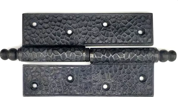 Antika Tarz Dekoratif Pirinç Lüks Okka Menteşe - 15cm, Oksit - Image 1