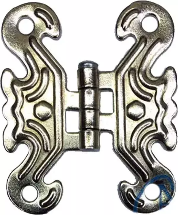 Dekoratif Sac Kelebek Menteşe - Küçük, Nikel, 100 Adet - Image 1