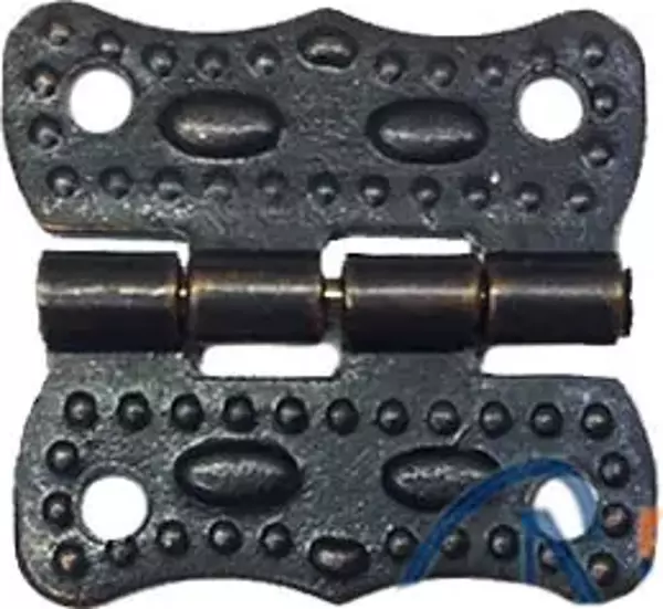 Papatya Menteşe - Küçük 20x20 mm, Antik, 1 Adet - Image 1