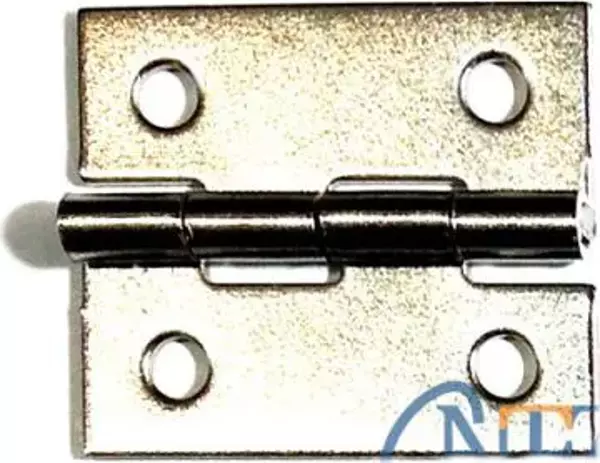 Tavla Menteşesi 3cm, No:1/4 - Nikel, 120 Adet - Image 1