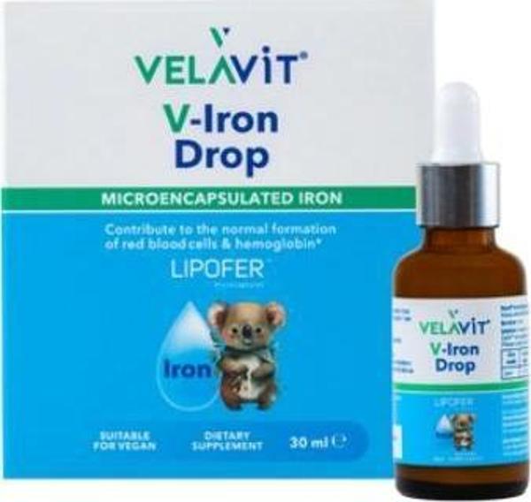 Velavit V-Iron Drop Microencapsulated Iron 30 ml - Image 1