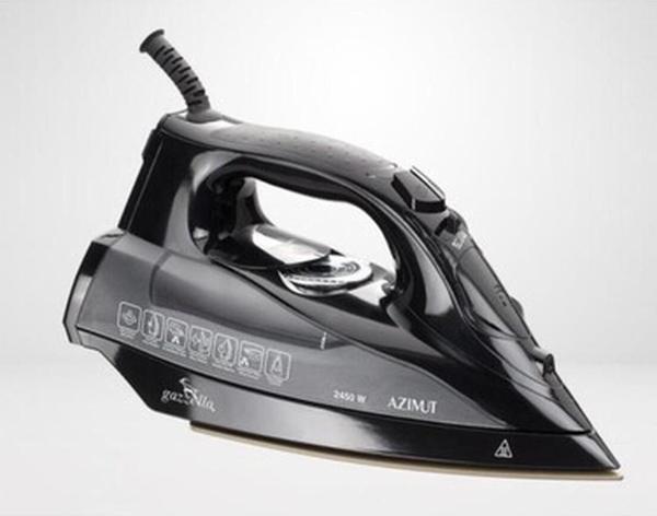 Gazzella Azimut ST/AZ1000S Inor Cerataban 2450W 180GR Ütü Siyah - Image 1