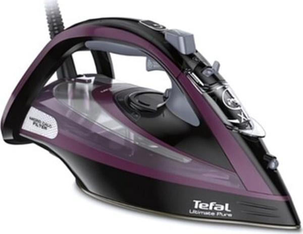 Tefal Ultimate Pure FV9830 Buharlı Ütü / Siyah & Mor - Image 1