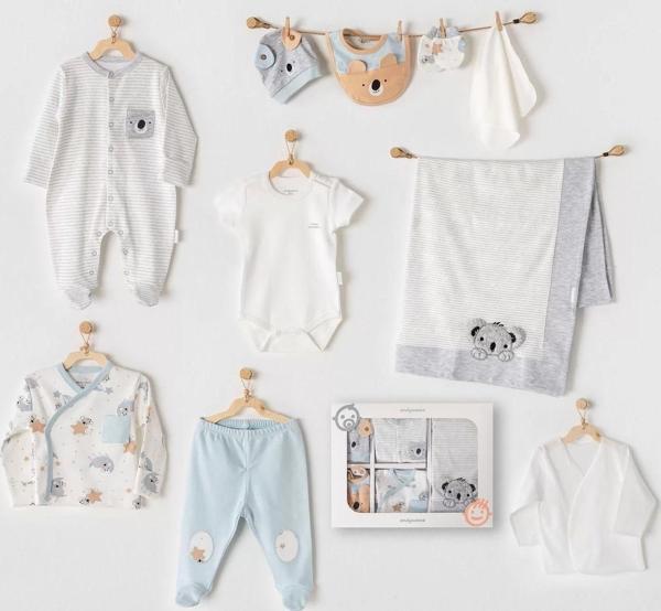 Koala 10 Parça Hastane Çıkışı Grey Melange - Image 1