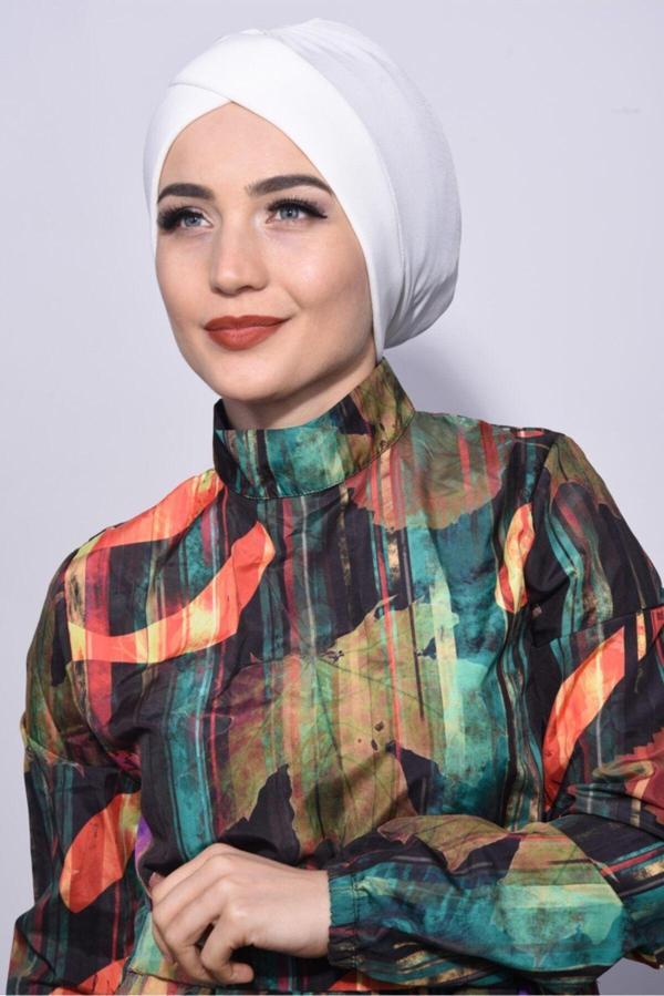 Nowa Scarf Havuz Bonesi Deniz De Ve Havuz Da Kullanıma Uygun Ekru - Image 1