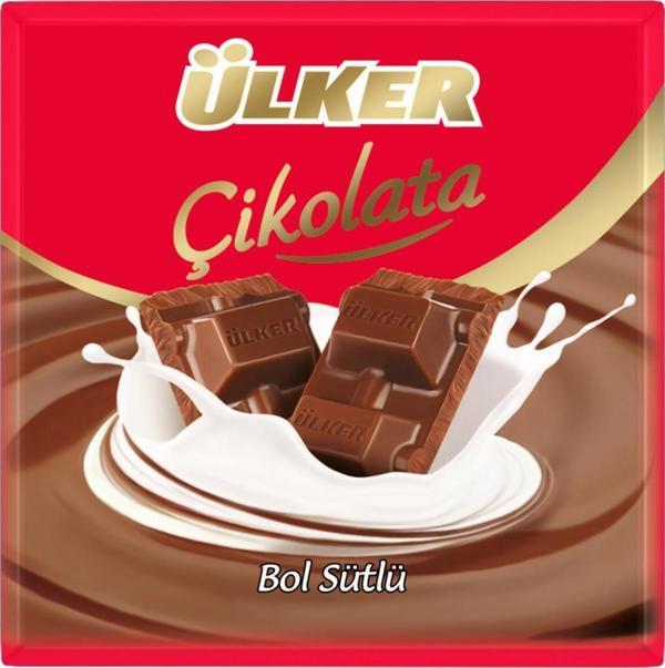 Ülker Çikolata Sütlü Kare 60 gr. x 6 Paket - Image 1