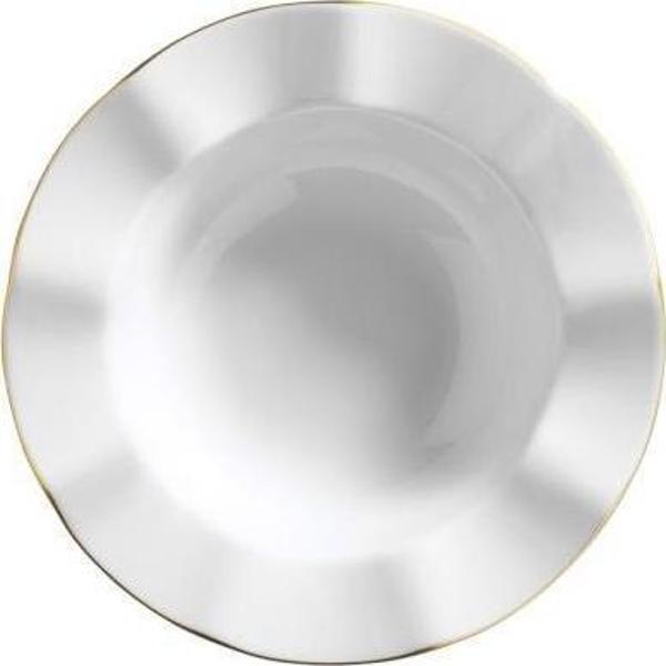 Kütahya Porselen Nil 6 Parça Çorba Kasesi 15 Cm Mat Altın File - Image 1