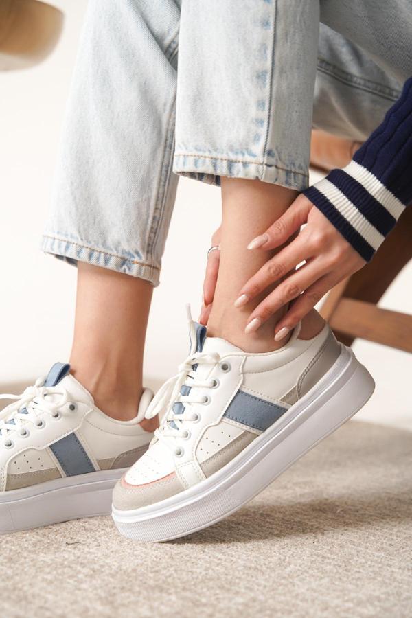 Daxtors Garantili D2501 Günlük Ortopedik Kadın Sneaker Spor Ayakkabı - Image 1