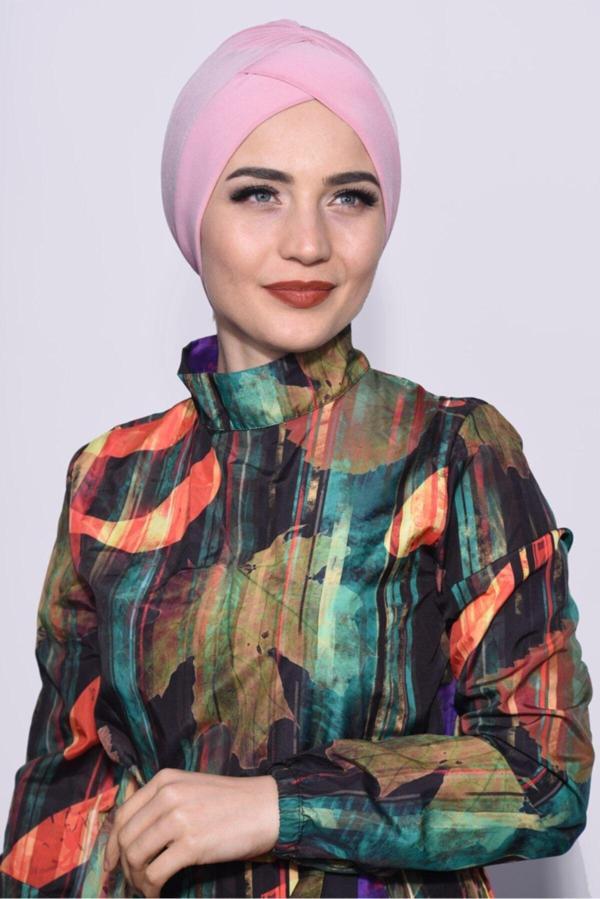 Nowa Scarf Havuz Bonesi Deniz De Ve Havuz Da Kullanıma Uygun Pudra Pembesi - Image 1