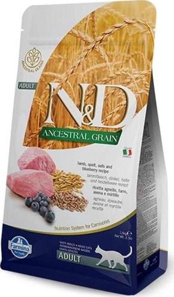 N&d Düşük Tahıllı Kuzu Etli Yetişkin Kedi Maması 1.5 kg - Image 1