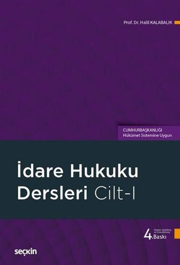 İdare Hukuku Dersleri Cilt 1 - Seçkin Yayıncılık - Image 1