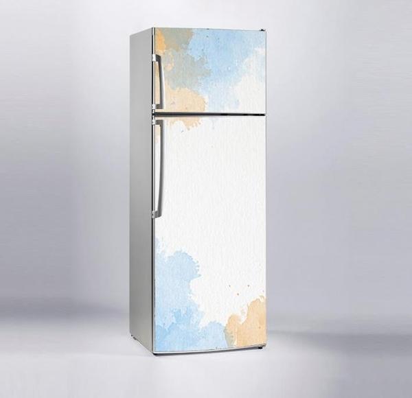 Buzdolabı Sticker Kaplama Dolap Kaplama Etiketi Suluboya Bulut - Image 1