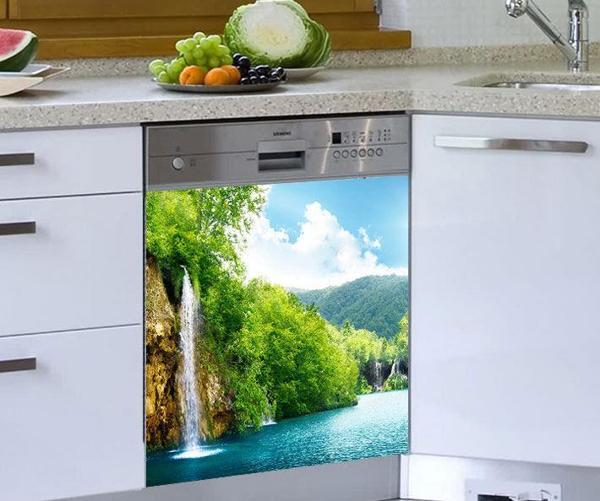 Bulaşık Makinesi Sticker Kaplama Beyaz Eşya Kaplama Yüksek Şelale - Image 1