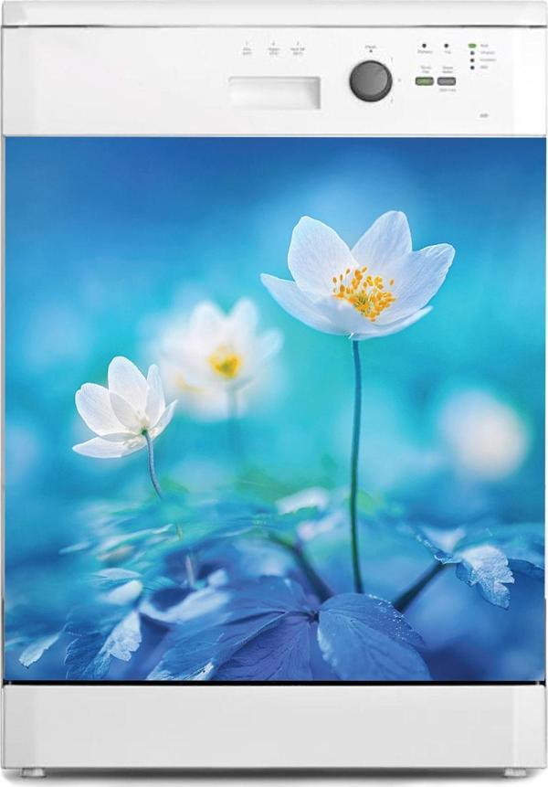 Bulaşık Makinesi Sticker Kaplama Beyaz Eşya Kaplama Anemon - Image 1