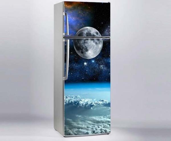 Buzdolabı Sticker Kaplama Dolap Kaplama Etiketi Dünya - Image 1