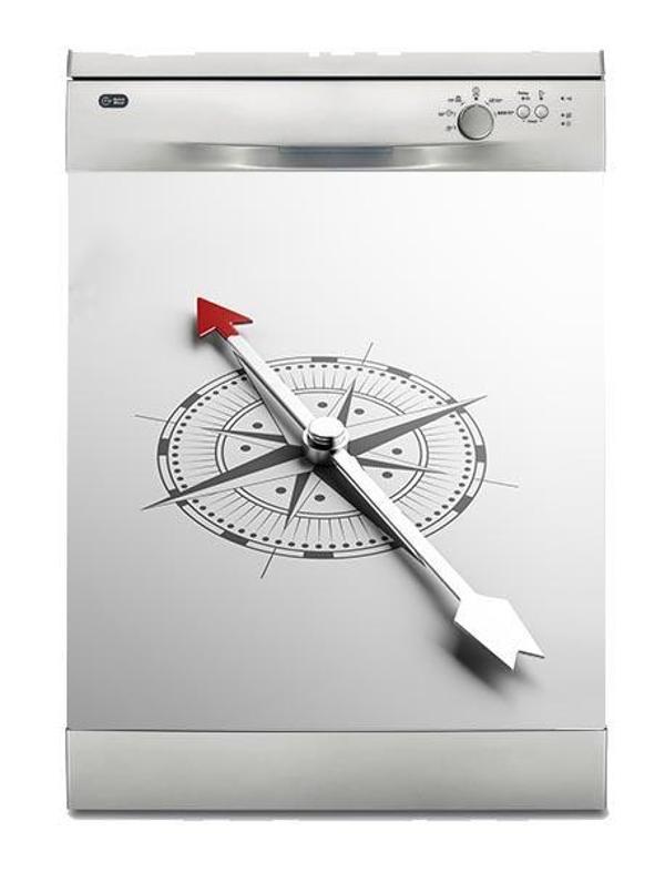 Bulaşık Makinesi Sticker Kaplama Beyaz Eşya Kaplama Pusula - Image 1