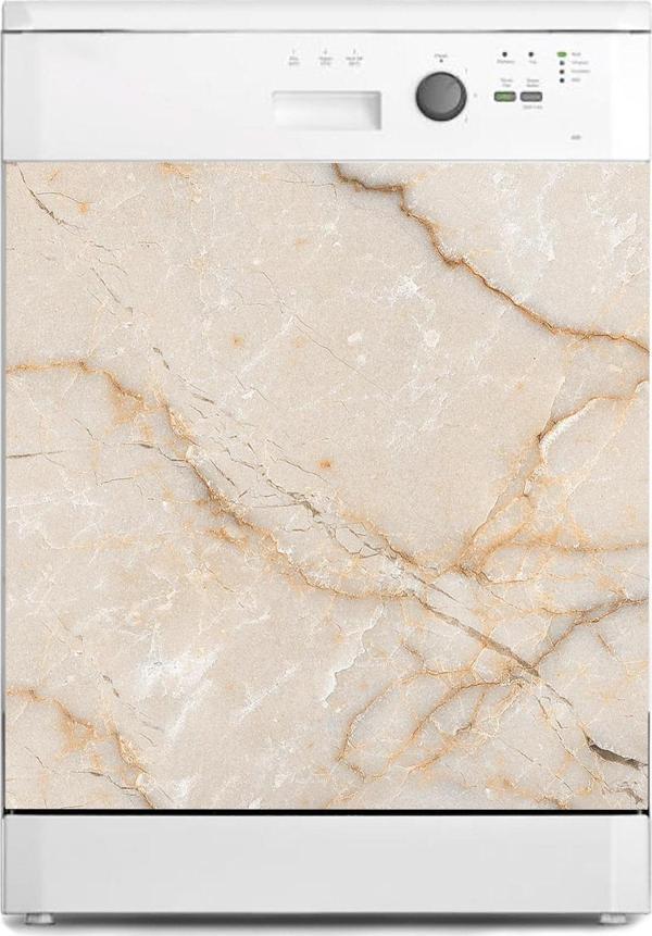 Bulaşık Makinesi Sticker Kaplama Beyaz Eşya Kaplama İtalyan Mermer - Image 1