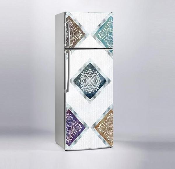 Buzdolabı Sticker Kaplama Dolap Kaplama Etiketi 3D Karo - Image 1