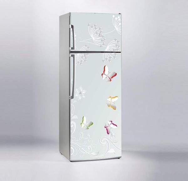Buzdolabı Sticker Kaplama Dolap Kaplama Etiketi 3D Kelebek - Image 1