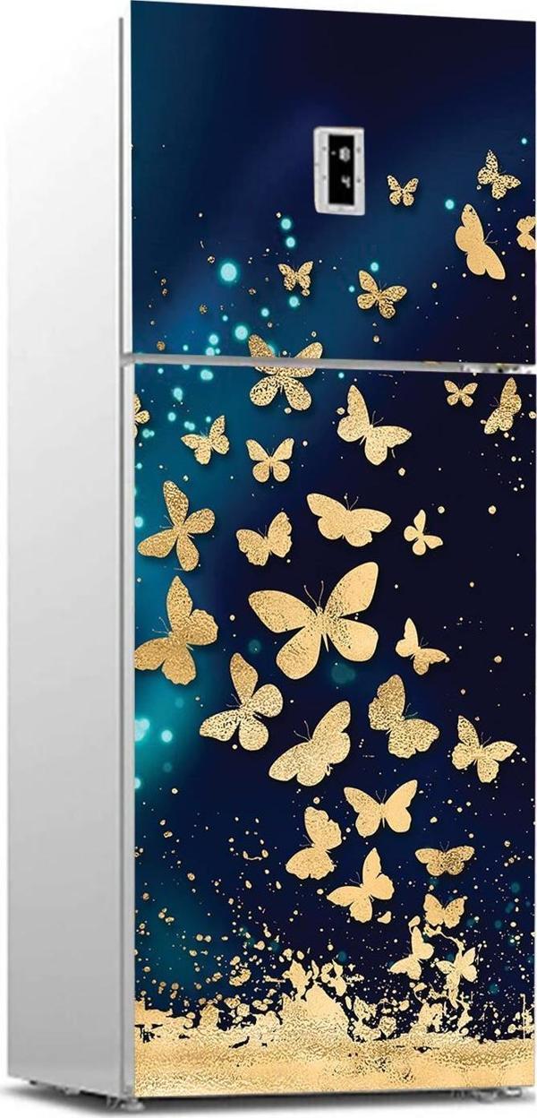 Buzdolabı Sticker Kaplama Dolap Kaplama Etiketi 3d Kelebekler - Image 1