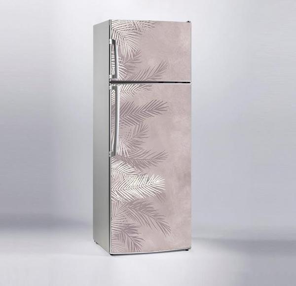 Buzdolabı Sticker Kaplama Dolap Kaplama Etiketi Palmiye Yaprak - Image 1