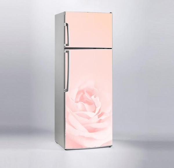 Buzdolabı Sticker Kaplama Dolap Kaplama Etiketi Pembe Gül - Image 1
