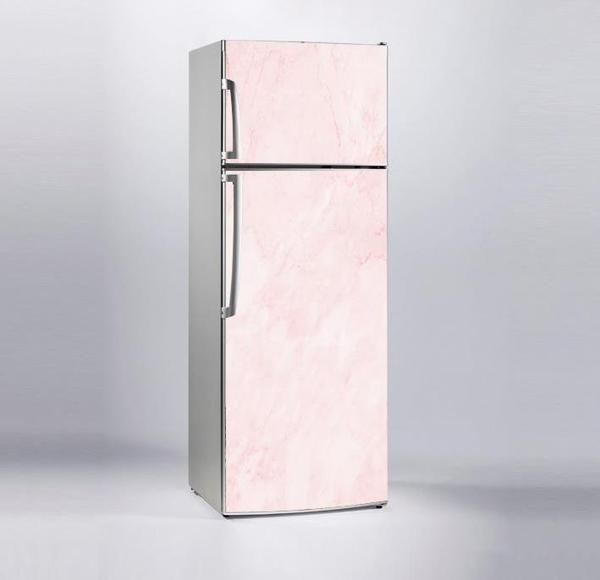 Buzdolabı Sticker Kaplama Dolap Kaplama Etiketi Pembe Mermer - Image 1