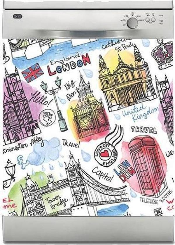 Bulaşık Makinesi Sticker Kaplama Beyaz Eşya Kaplama Londra - Image 1