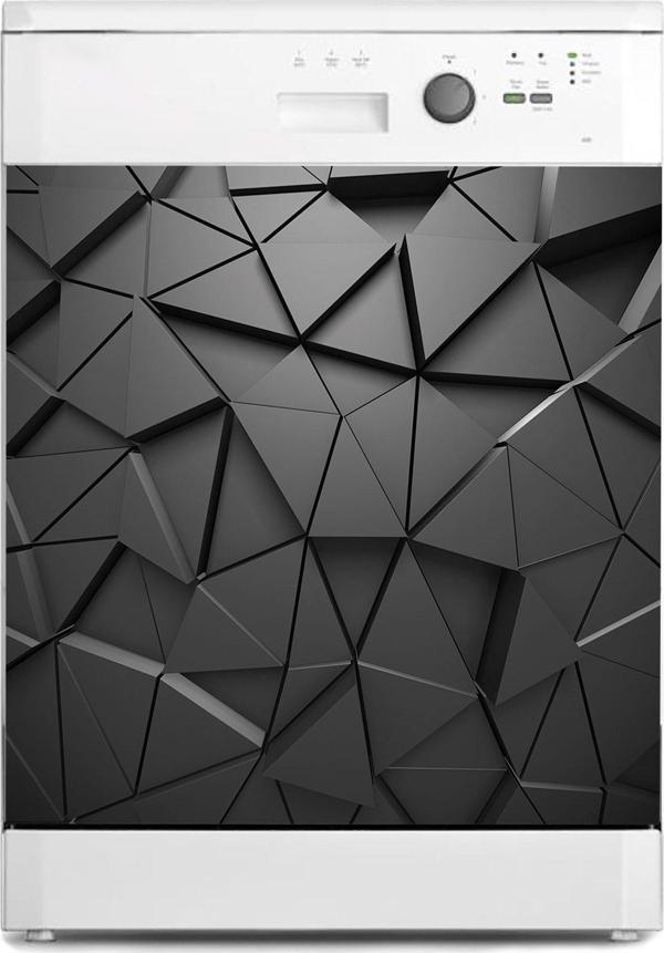 Bulaşık Makinesi Sticker Kaplama Beyaz Eşya Kaplama 3d Tangram - Image 1